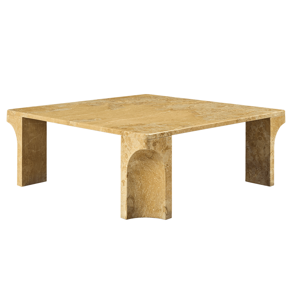 10152610_F3Q_Doric Coffee Table_80x80_Honey Amber Marble